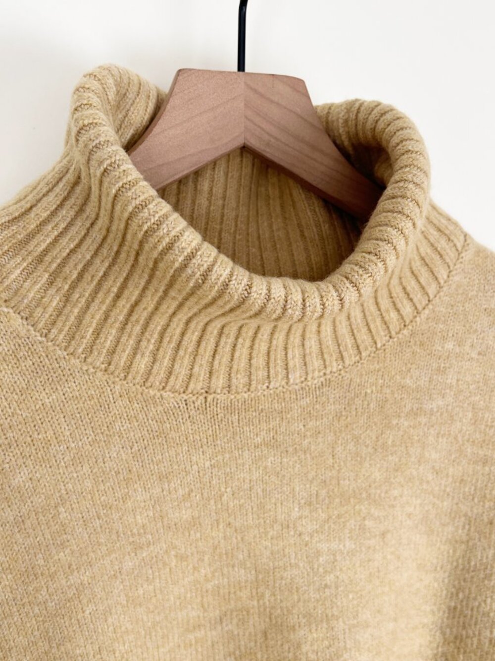 Echo Verde Dog Walker Chunky Cowl Turtleneck Sweater Oversized Long Slouchy Cozy - Picture 4 of 10